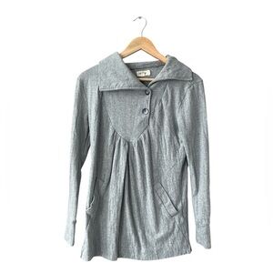 Anthropologie Porridge Long Sweatshirt Top